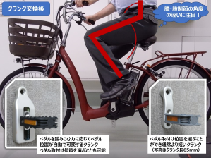 自転車用特殊クランク『ラクゾウ・くらんく』